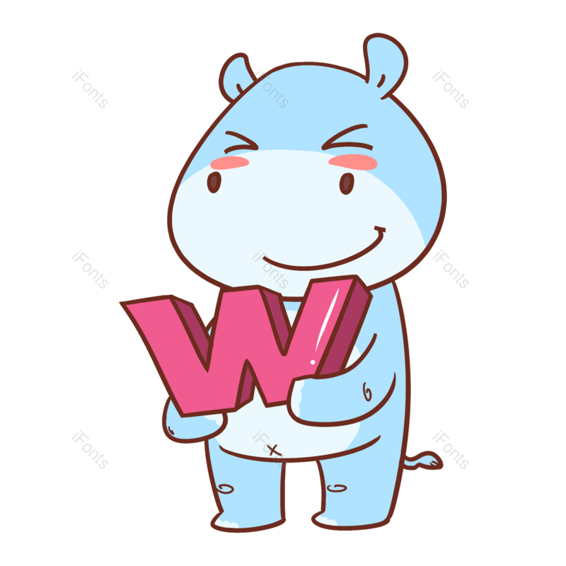 卡通图片,字母元素,PNG,免抠素材